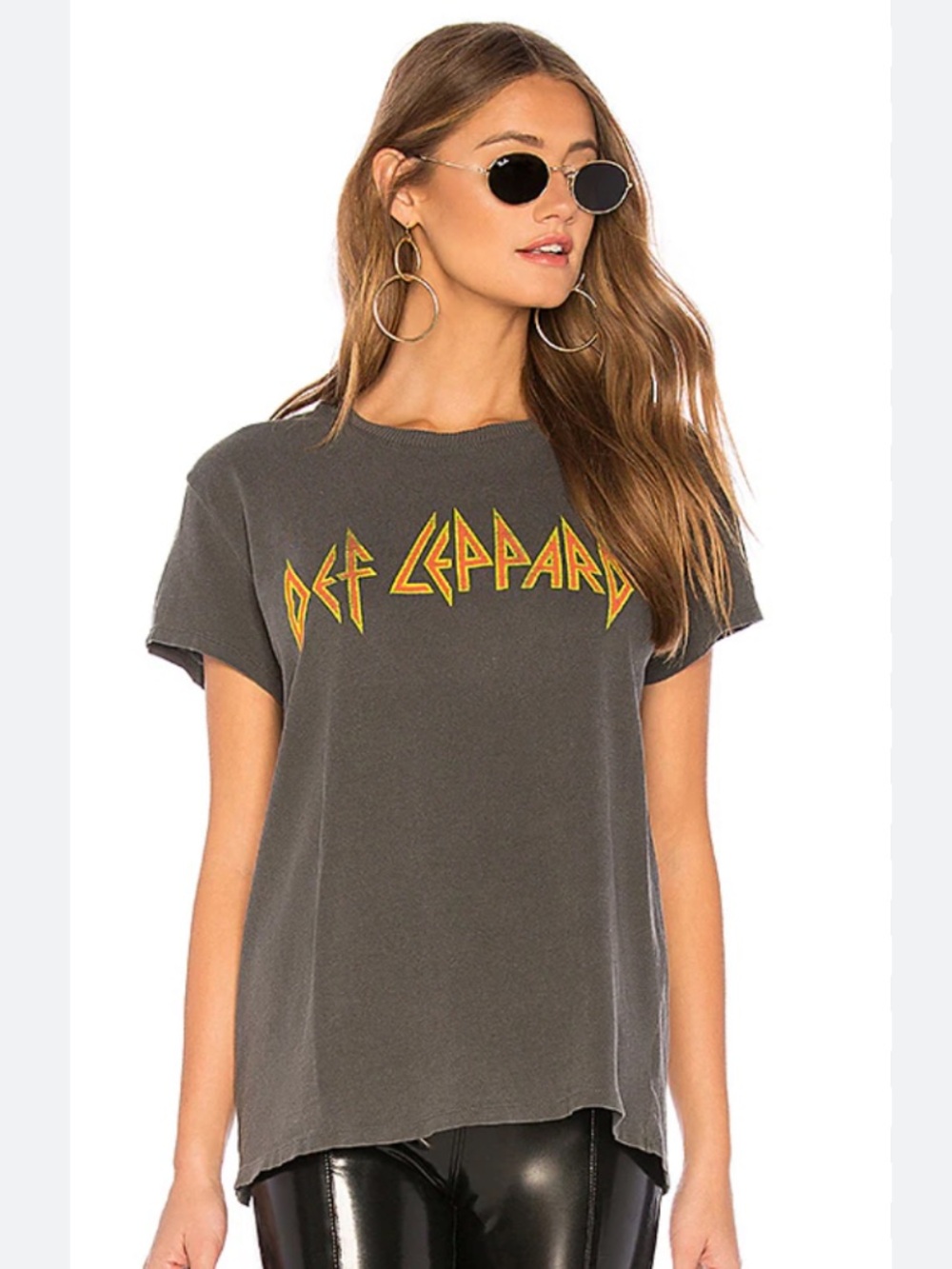 Junk Food Def Leppard High n Dry Vintage Band Tee Graphic T-Shirt Large USA Made